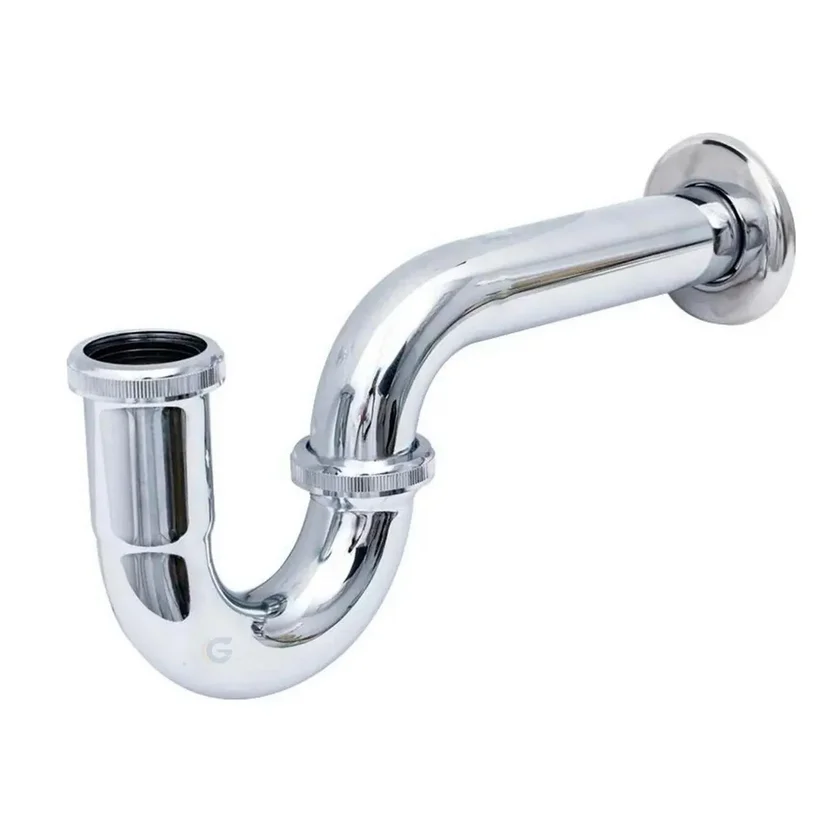 Sifón para Lavamanos Cromado